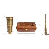 Victoria Antique Brass Telescope BT019